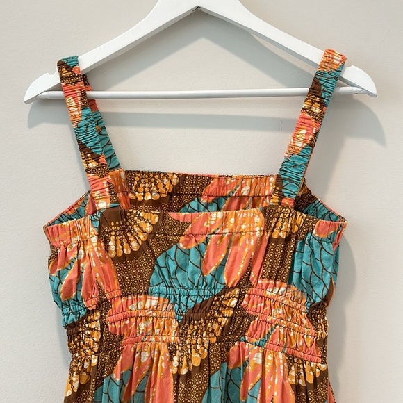 Cleobella Jolene Maxi Dress Riviera Print European Vacation Resortwear Sundress - Picture 8 of 12